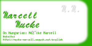 marcell mucke business card